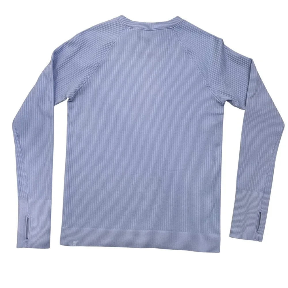Lululemon Rest Less Pullover Ribbed Long Sleeve Top Size 10 Performance Training